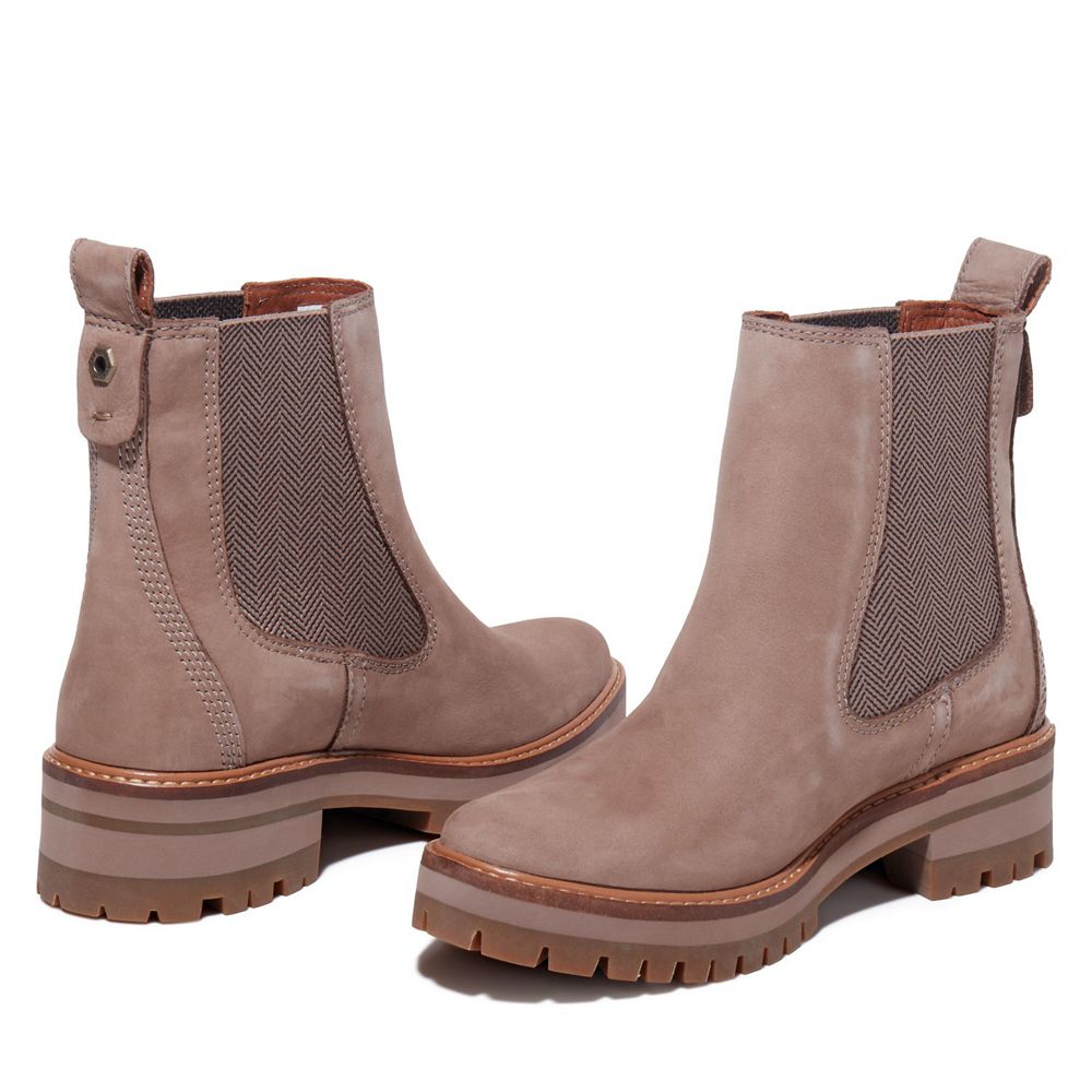 Timberland Womens Chelsea Boots Courmayeur Valley - Grey - India LS4386025